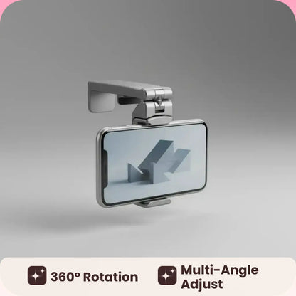 360 Degree Rotatable Multipurpose Phone Holder, Phone Mount, Smartphone Holder, Cell Phone Holder, 1 Count Universal Multi-Angle Adjustable Airplane Phone Rack for Flying Traveling, Business Trip