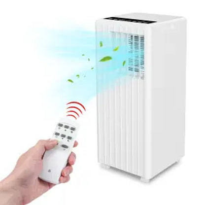 Garvee 14K/10K/8K BTU Fast & Quiet Cooling Portable Air Conditioner, 4‑In‑1 AC Unit with Dehumidifier & Fan, LED/LCD Display, Remote Control, 24H Timer, 4‑Way Swing, 360° Wheels & Window Kit for Bedroom Office Home