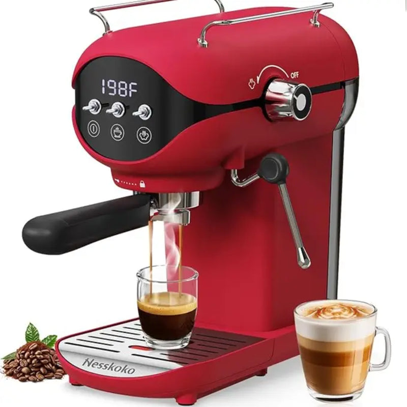 Espresso Machine,Professional 20 Bar Espresso Maker,Cappuccino & Latte Coffee Maker with Steam Frother for Home