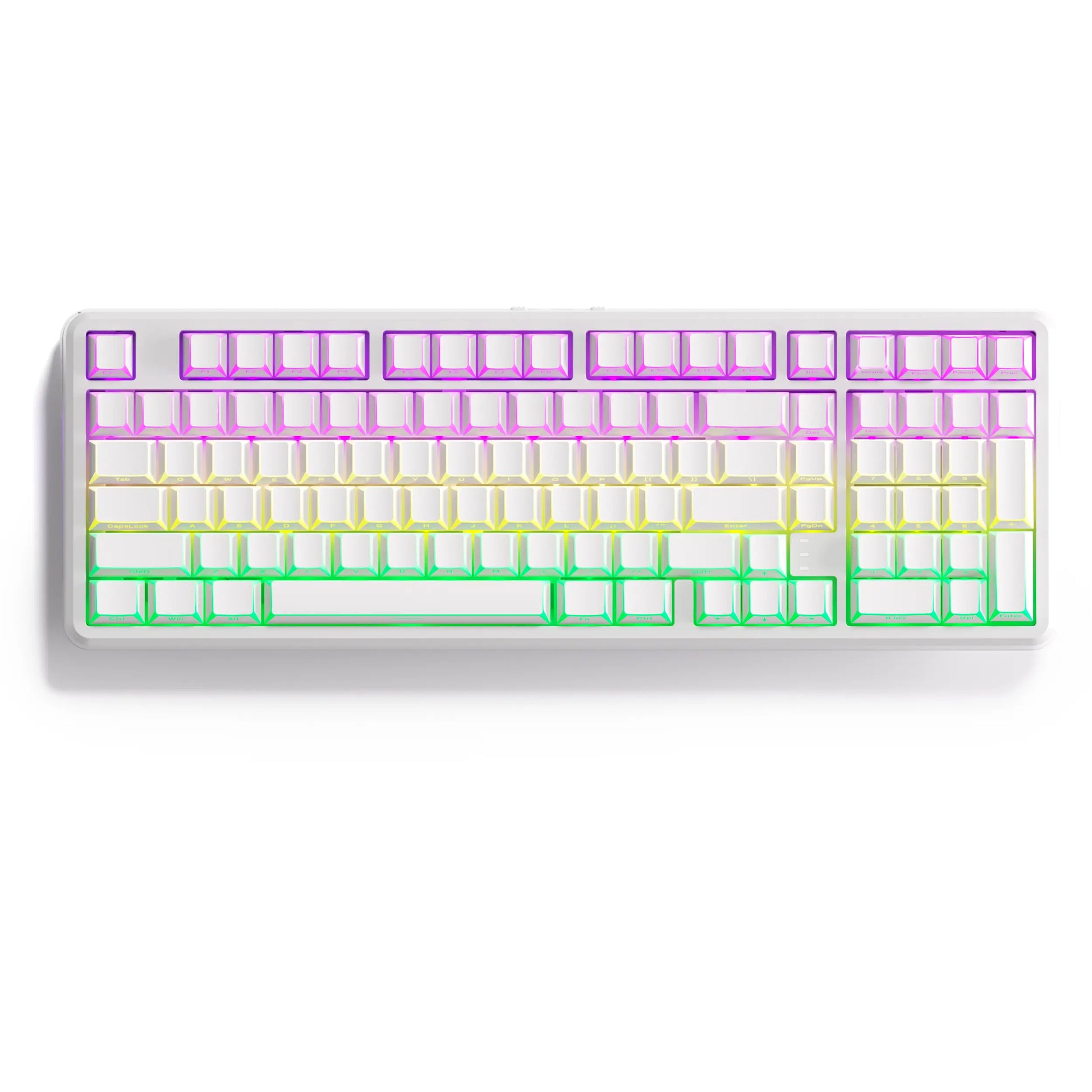 XVX M98 Tri-Mode Wireless Mechanical Keyboard with Number Pad, Bt5.0/2.4Ghz/Usb-C, Pre-Lubed Switches, Gasket Structure, Hot Swappable Custom Creamy Keyboard, 8000Mah, Gaming Keyboard, Office Keyboard, RGB Backlit