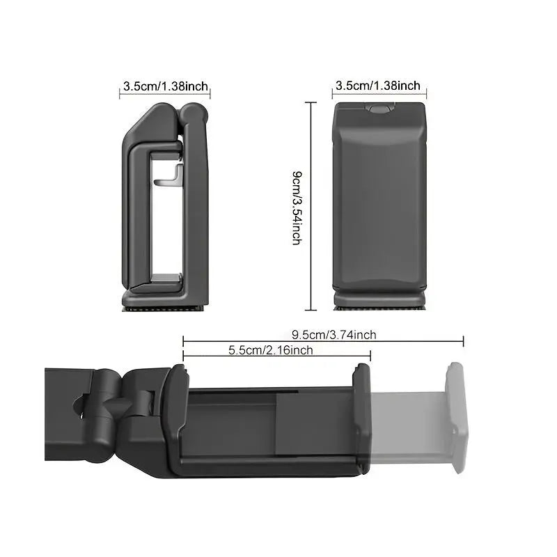 360 Degree Rotatable Multipurpose Phone Holder, Phone Mount, Smartphone Holder, Cell Phone Holder, 1 Count Universal Multi-Angle Adjustable Airplane Phone Rack for Flying Traveling, Business Trip