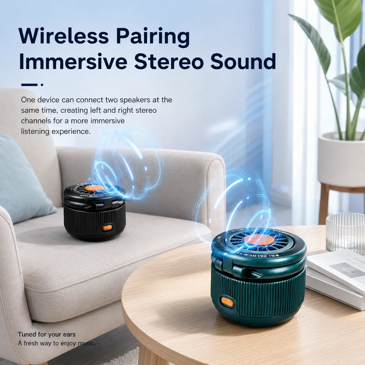 3-In-1 Fidget Bluetooth Speaker, Magnetic Phone Stand Speaker with 360° Rotation, RGB Light, HD Sound, Portable Wireless Phone Holder for Office, Gaming & Movies, Creative Gift Shower Wearable
