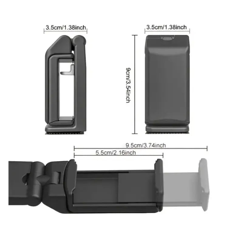 360 Degree Rotatable Multipurpose Phone Holder, Phone Mount, Smartphone Holder, Cell Phone Holder, 1 Count Universal Multi-Angle Adjustable Airplane Phone Rack for Flying Traveling, Business Trip