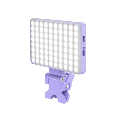 Portable Selfie Light, Phone Rechargeable Fill Light with Front Clip & 3 Adjustable Color Temperature Modes, Rotatable LED Light for Daily Live Streaming Makeup, Gift, Led Selfie Accessories, Cell Phone Light, Led Smartphone Light
