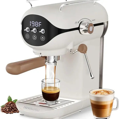 Espresso Machine,Professional 20 Bar Espresso Maker,Cappuccino & Latte Coffee Maker with Steam Frother for Home